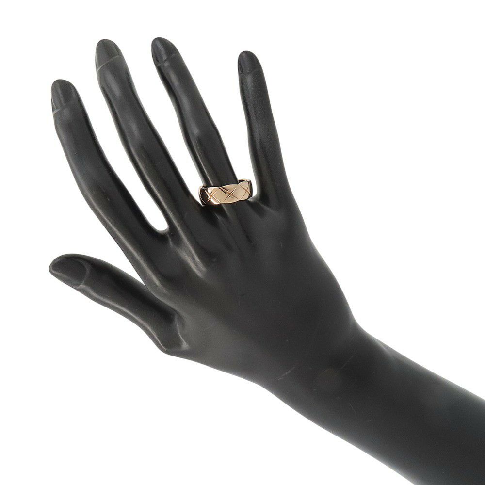 シャネル リング ココ クラッシュ ミディアムモデル K18PGピンクゴールド リングサイズ53 J10817 CHANEL 指輪