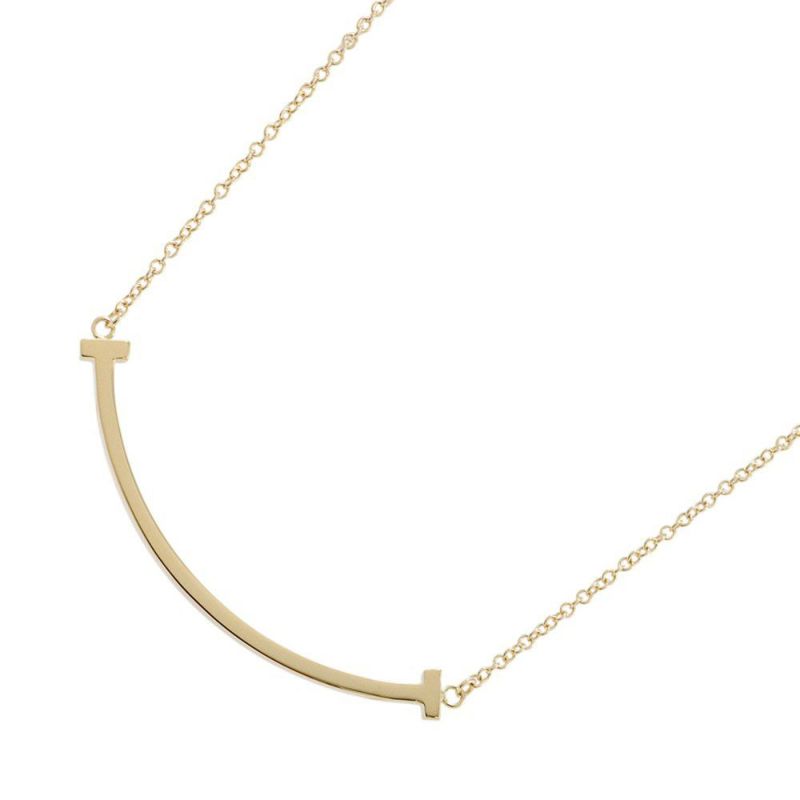 ティファニー ネックレス Tスマイル スマイル ペンダント ミニ K18YGイエローゴールド 60011679 ジュエリー