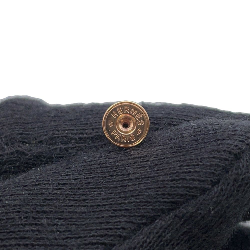 エルメス ピアス ポップアッシュ ホワイト/ピンクゴールド金具 Hモチーフ HERMES Pop H ポップH