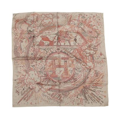 エルメス スカーフ カレ90 ダブルフェイス スプラッシュパーク Splash