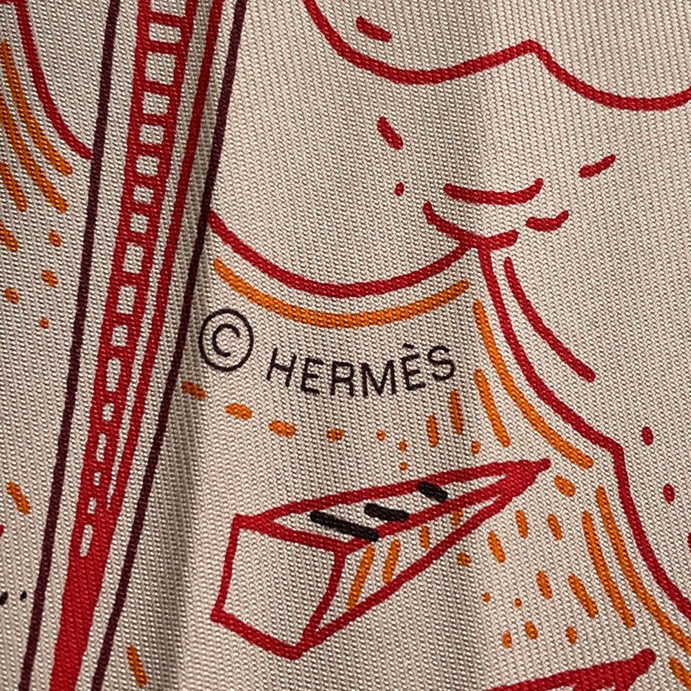 エルメス スカーフ カレ90 プリーズ・ホールド・ザ・ライン Please Hold The Line HERMES シルク 2025春夏