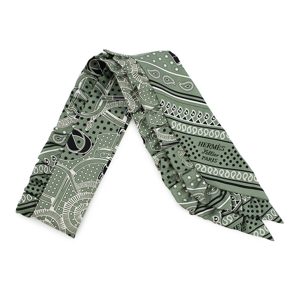 エルメス スカーフ ツイリー フリル エプロン・ドール・バンダナ シルク HERMES 2024春夏