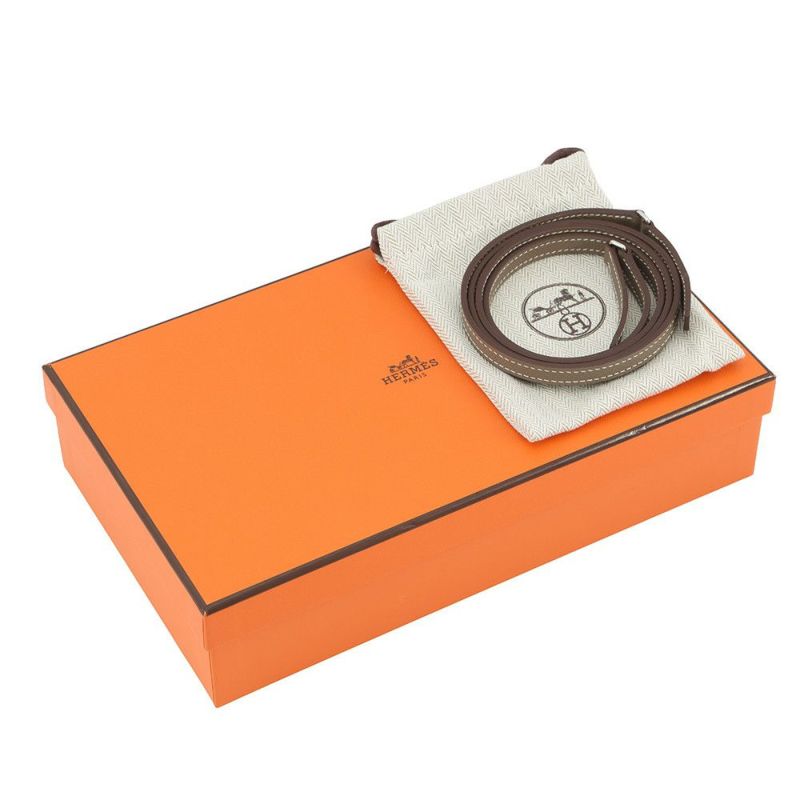 エルメス 長財布 シェーヌダンクル マイヨン トゥーゴー エトゥープ/シルバー金具 エプソン B刻印 財布