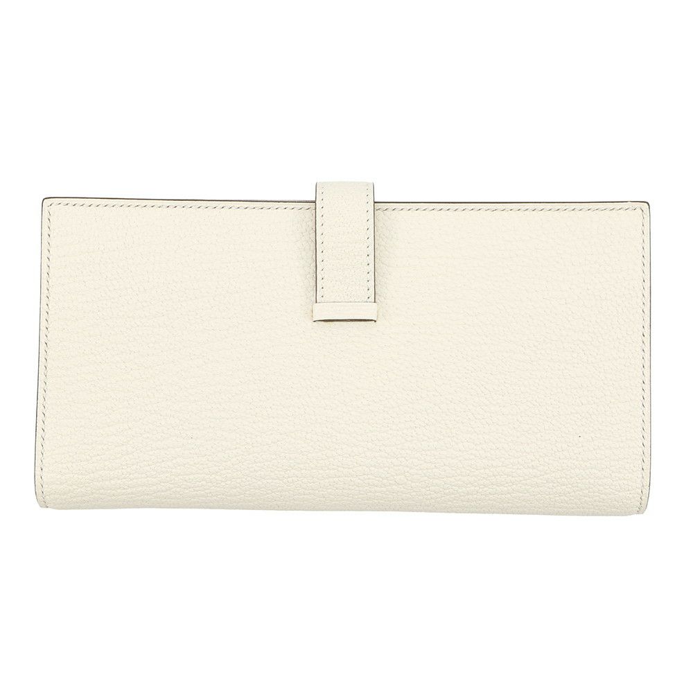 エルメス 長財布 ベアンスフレ ナタ/ゴールド金具 シェブルミゾル K刻印 HERMES 財布