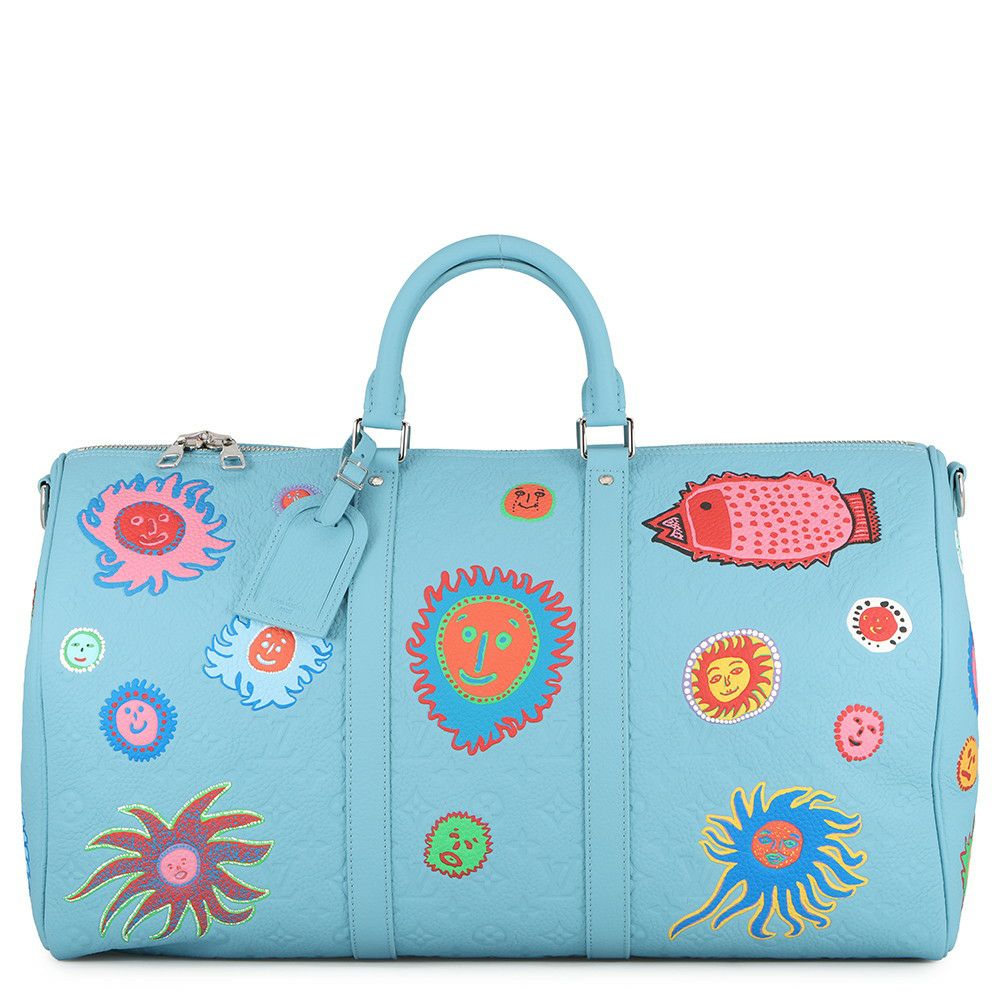 ルイヴィトン ボストンバッグ モノグラム・トリヨン LV×YK バンドリエール50 M21713 旅行用バッグ トラベル 草間彌生 コラボ