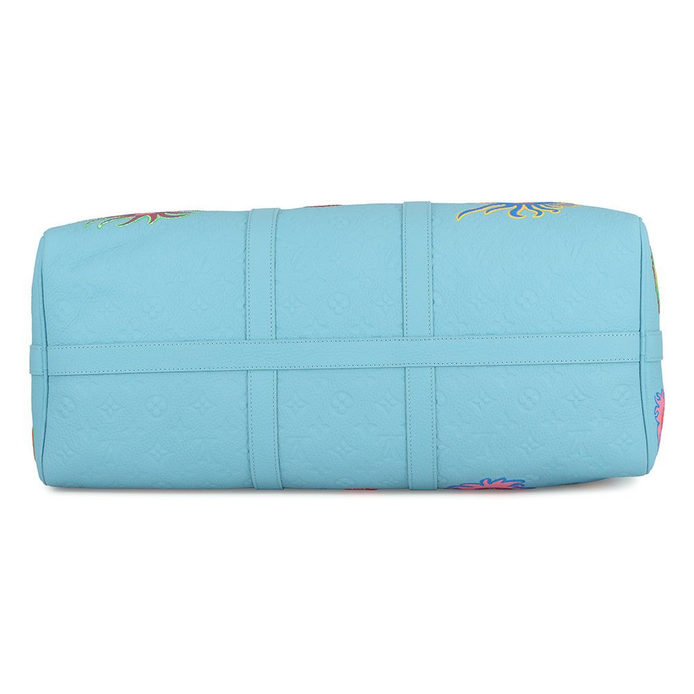 ルイヴィトン ボストンバッグ モノグラム・トリヨン LV×YK バンドリエール50 M21713 旅行用バッグ トラベル 草間彌生 コラボ