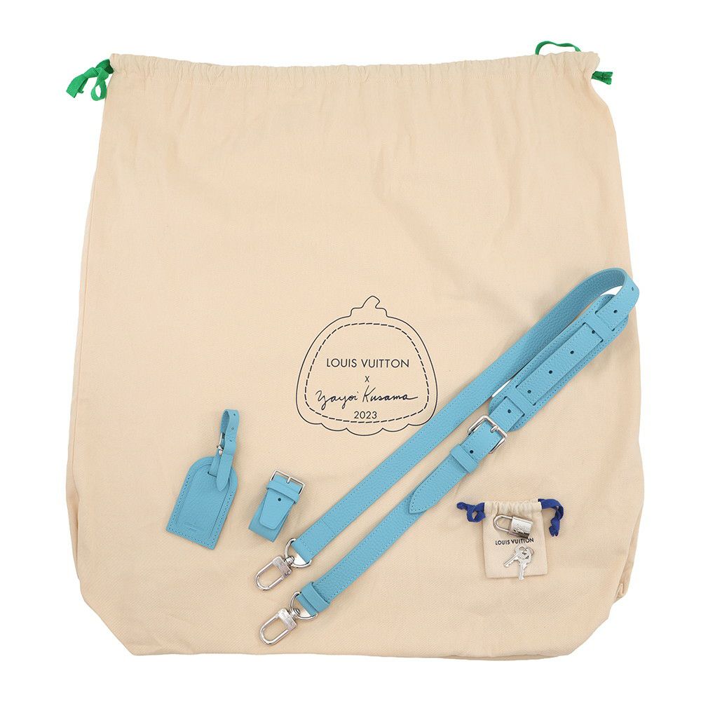 ルイヴィトン ボストンバッグ モノグラム・トリヨン LV×YK バンドリエール50 M21713 旅行用バッグ トラベル 草間彌生 コラボ