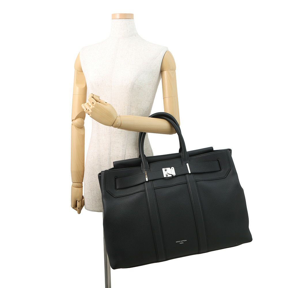 ルイヴィトン トートバッグ カーフレザー ジョルジュ・トートGM M23155 LOUIS VUITTON ヴィトン バッグ ブラック 黒 メンズ