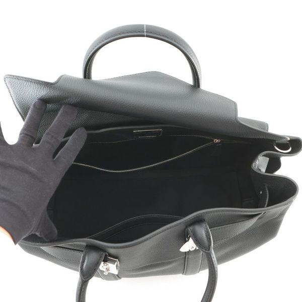 ルイヴィトン トートバッグ カーフレザー ジョルジュ・トートGM M23155 LOUIS VUITTON ヴィトン バッグ ブラック 黒 メンズ