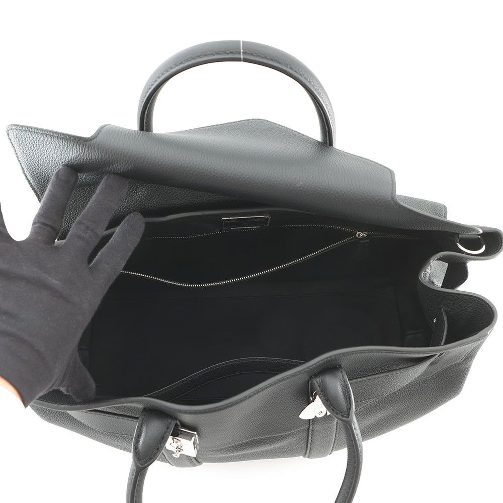 ルイヴィトン トートバッグ カーフレザー ジョルジュ・トートGM M23155 LOUIS VUITTON ヴィトン バッグ ブラック 黒 メンズ