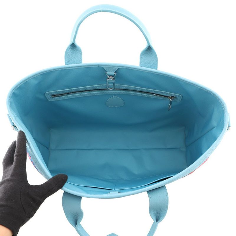 ルイヴィトン トートバッグ モノグラム・トリヨン LV x YK ウィークエンドトート M21717 草間彌生 コラボ ヴィトン バッグ