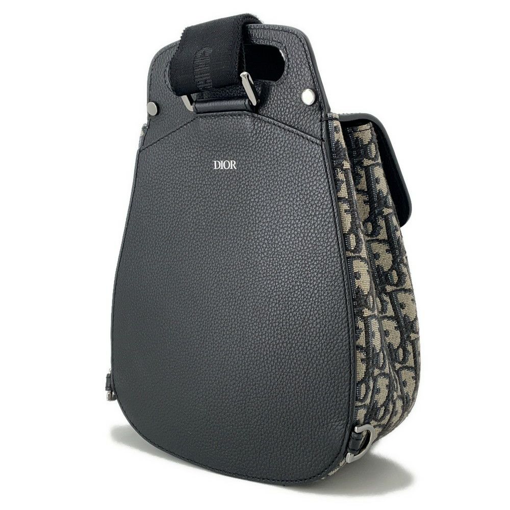 クリスチャン・ディオール ボディバッグ オブリーク ギャロップ ミニスリングバッグ 1ADBO022YKS トロッター 黒