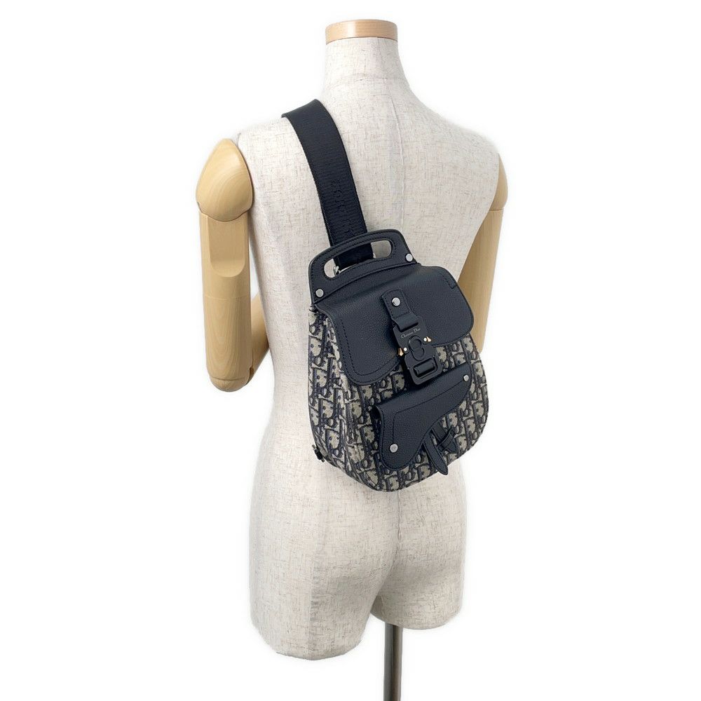 クリスチャン・ディオール ボディバッグ オブリーク ギャロップ ミニスリングバッグ 1ADBO022YKS トロッター 黒