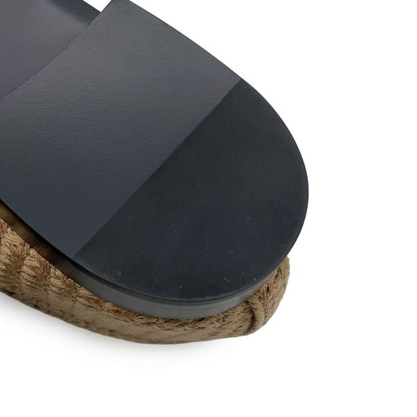 シャネル パンプス バレリーナ フラット ラフィア G38986 レディースサイズ36 G46352 CHANEL 2025春夏 黒