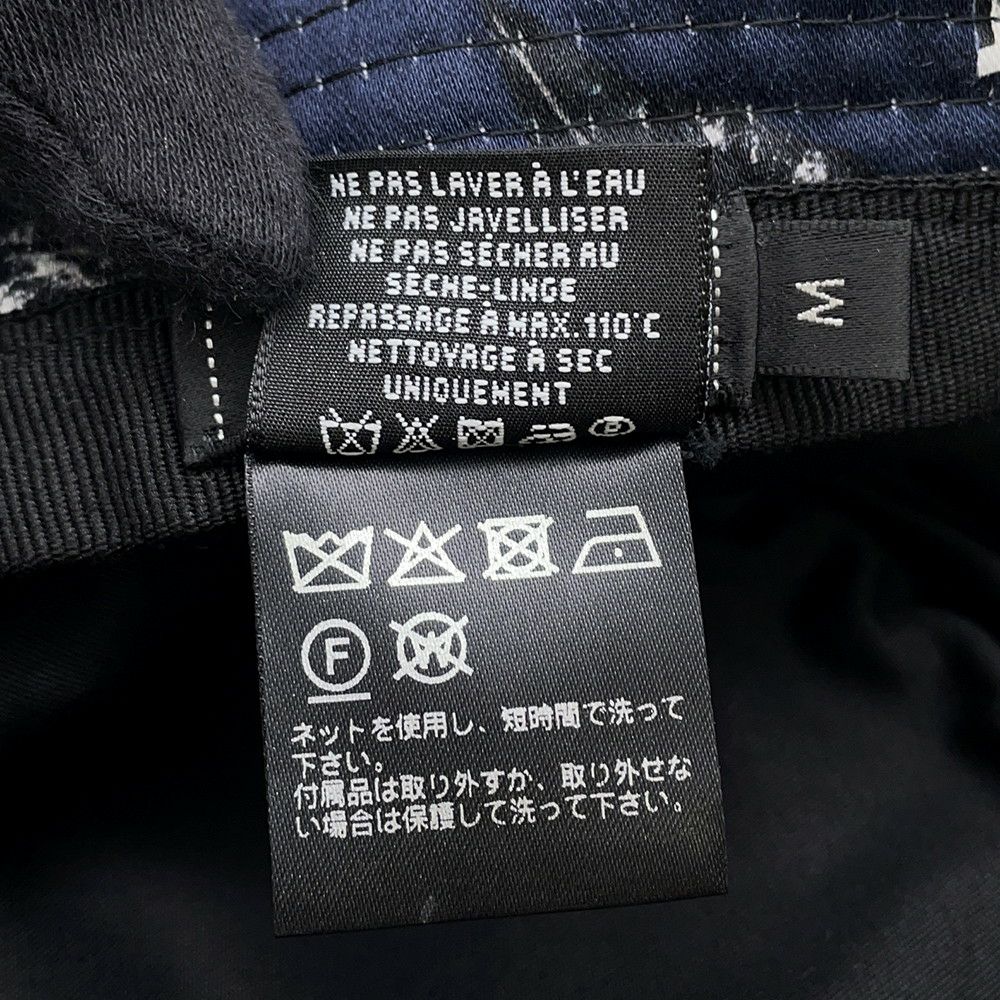 シャネル ハット カメリヤ ココマーク ロゴ コットン サイズM CHANEL 帽子 黒