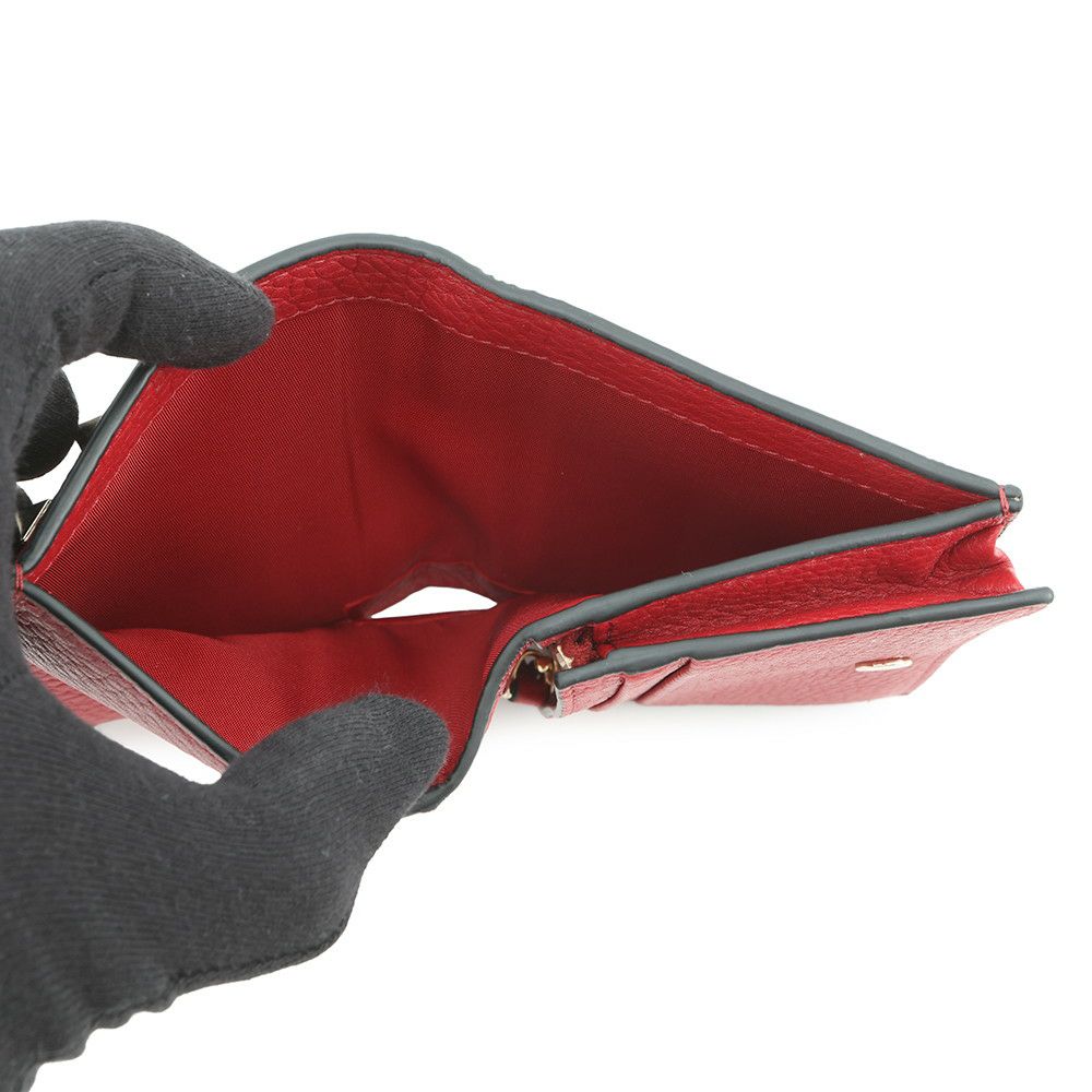 ヴァレンティノ・ガラヴァーニ 二つ折り財布 ロックスタッズ コンパクトウォレット レザー5W2P0P39VSH VALENTINO