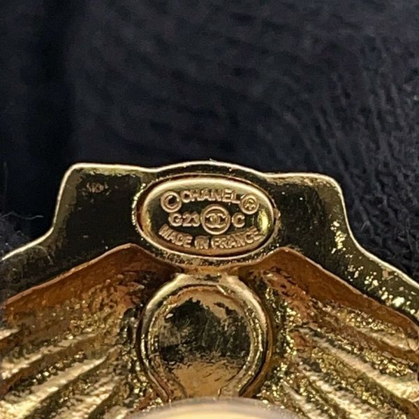 シャネル イヤリング シェル モチーフ ココマーク ラインストーン CHANEL アクセサリー
