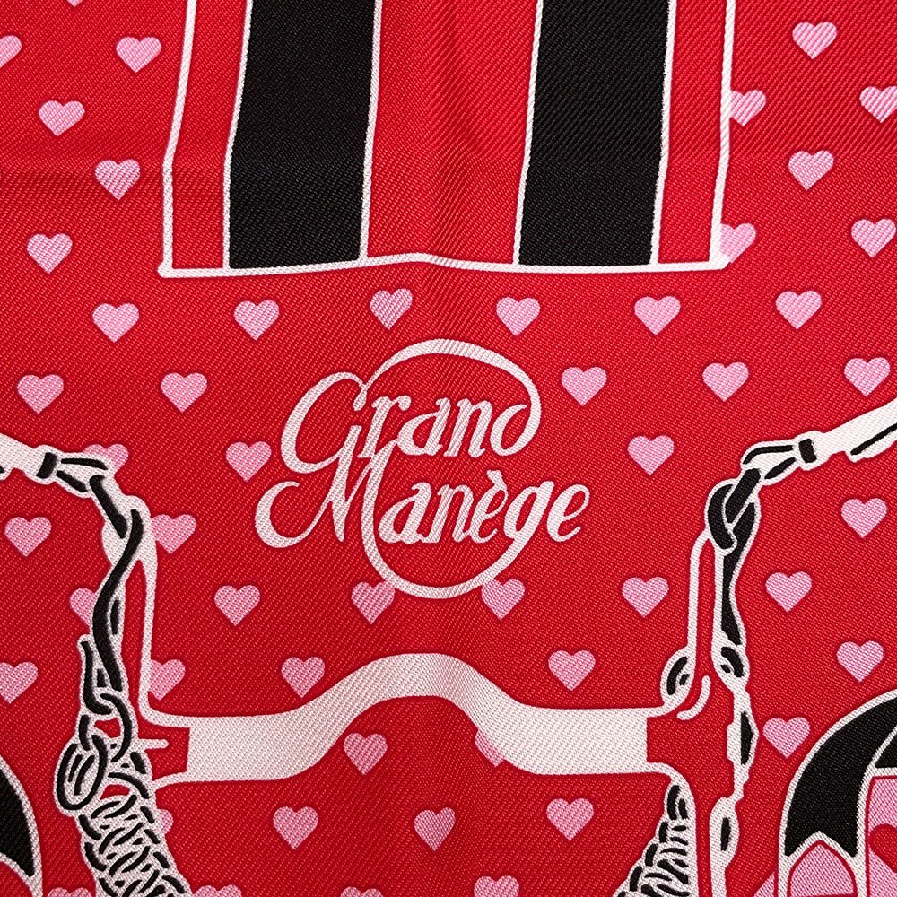 エルメス スカーフ カレ70 Grand Manege Bandana Love HERMES シルク 2019年春夏