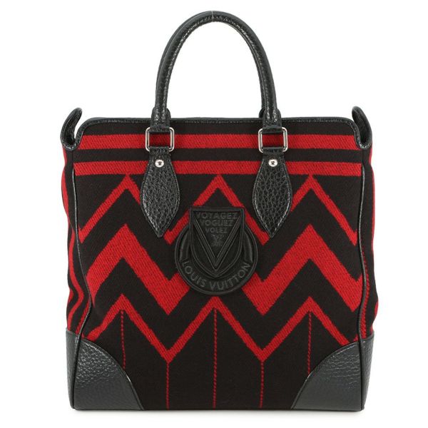 ルイヴィトン トートバッグ ウール カバ ヴェイル M95241 LOUIS VUITTON 黒 ブラック