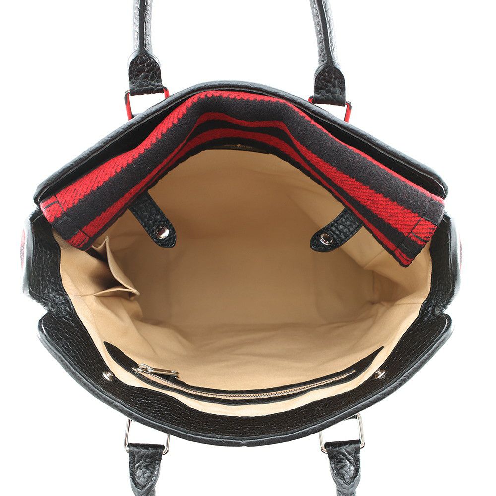 ルイヴィトン トートバッグ ウール カバ ヴェイル M95241 LOUIS VUITTON 黒 ブラック