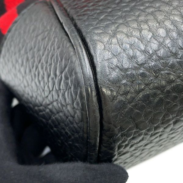 ルイヴィトン トートバッグ ウール カバ ヴェイル M95241 LOUIS VUITTON 黒 ブラック