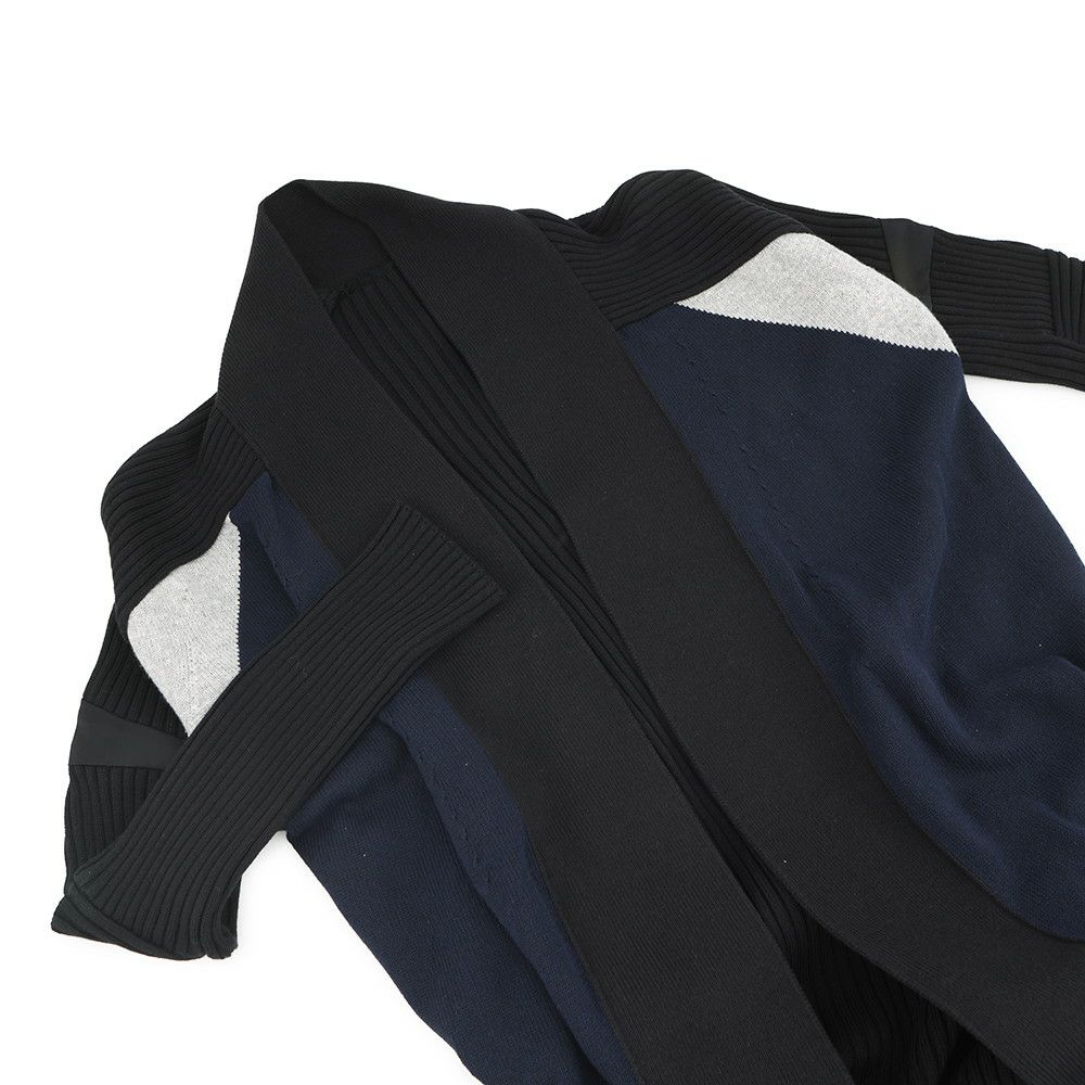 サカイ ロングカーディガン コットン レディースサイズ1 20-05038 sacai 黒