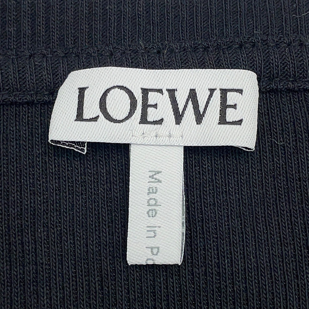 ロエベ タンクトップ コットン レディースサイズXS S359Y23XAM LOEWE 黒 トップス
