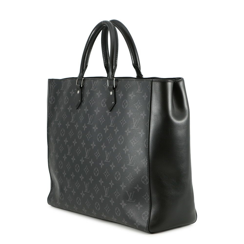 ルイヴィトン トートバッグ モノグラム・エクリプス グラン・サック M44733 LOUIS VUITTON 黒 ブラック