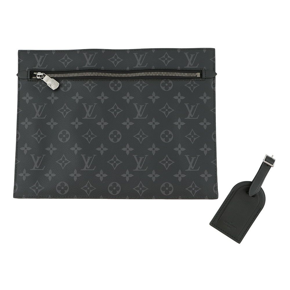 ルイヴィトン トートバッグ モノグラム・エクリプス グラン・サック M44733 LOUIS VUITTON 黒 ブラック