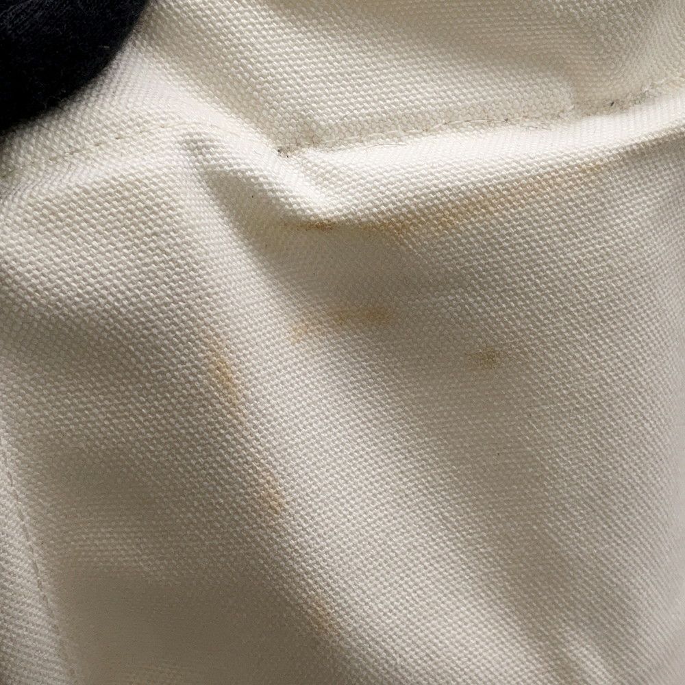 エルメス マザーズバッグ アダダ キャンバス 馬モチーフ HERMES トートバッグ ポーチ付き 白