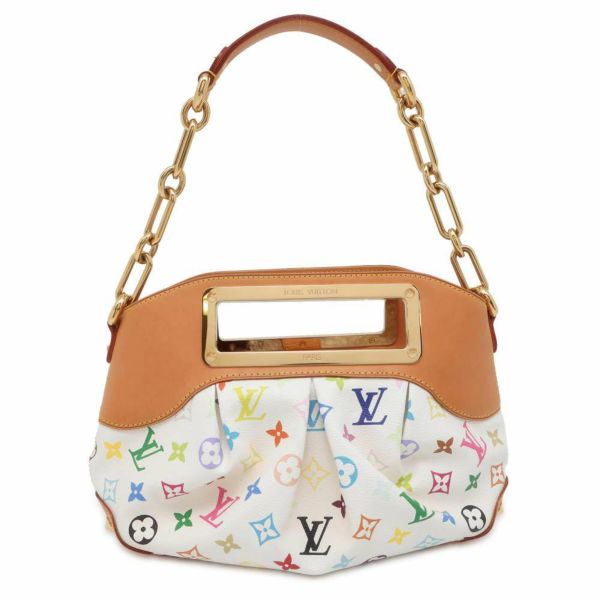 ルイヴィトン ハンドバッグ モノグラム・マルチカラー ジュディGM M40253 LOUIS VUITTON 白 ホワイト