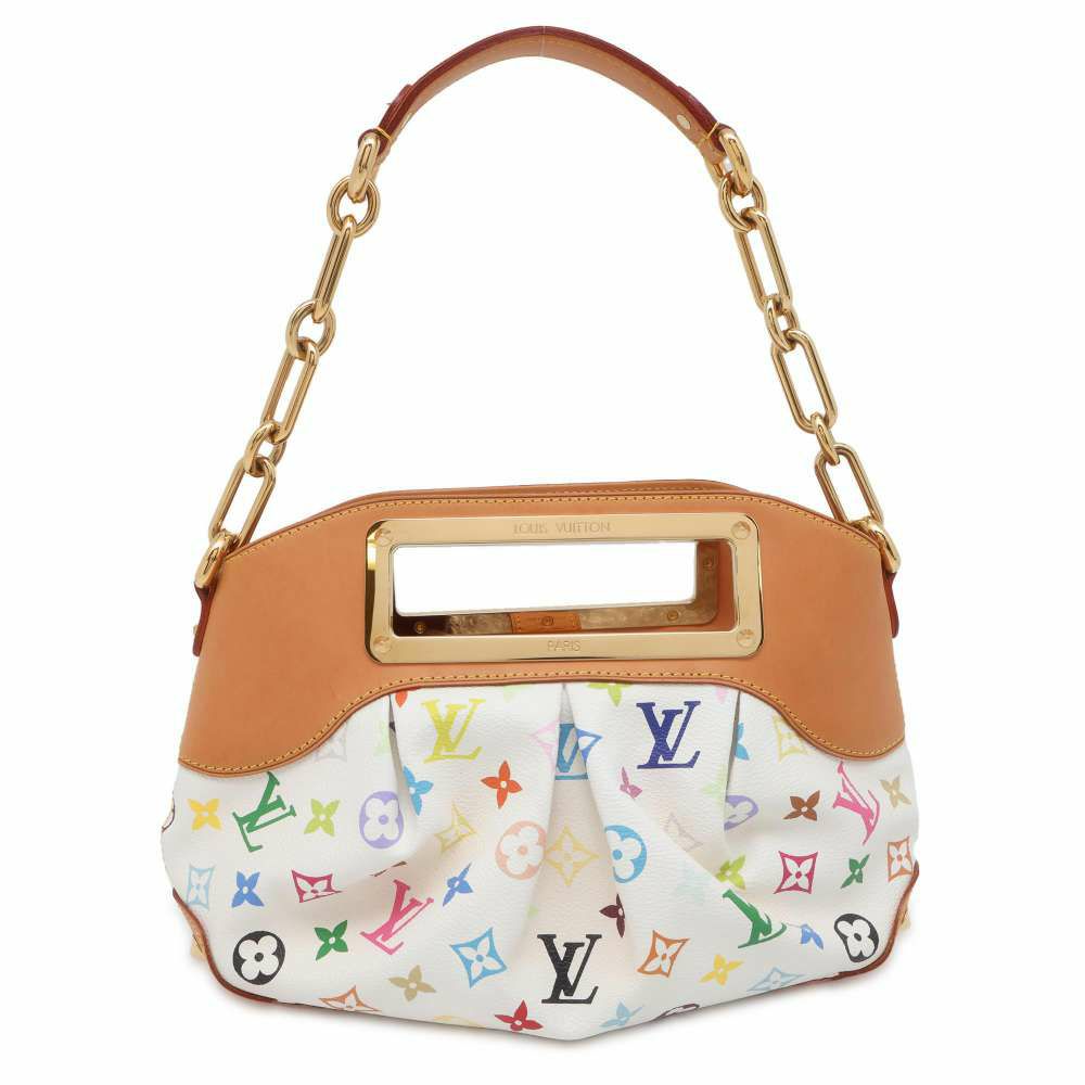 ルイヴィトン ハンドバッグ モノグラム・マルチカラー ジュディGM M40253 LOUIS VUITTON 白 ホワイト