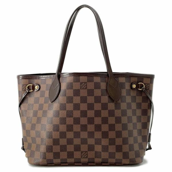 ルイヴィトン トートバッグ ダミエ・エベヌ ネヴァーフルPM N41359 LOUIS VUITTON ハンドバッグ