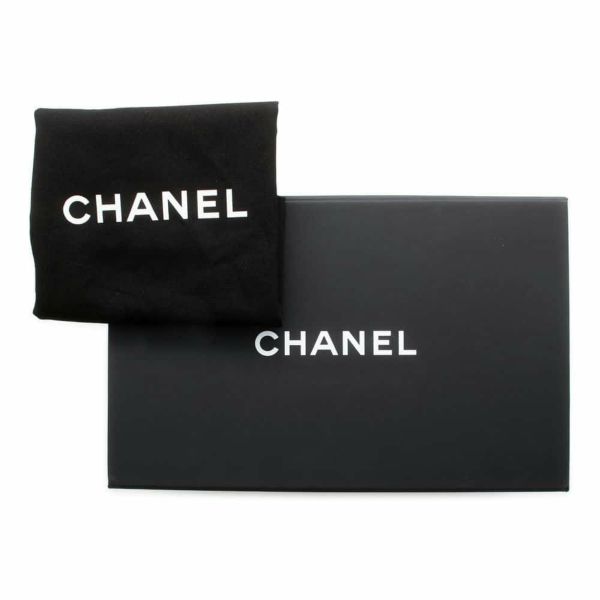 シャネル チェーンショルダーバッグ ミニ マトラッセ ココマーク カメリア ラムスキン AS4041 CHANEL 黒