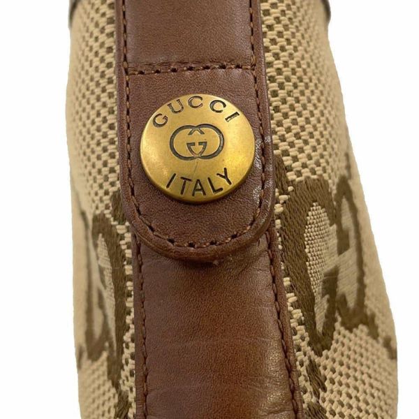 グッチ ブーツ ジャンボGG レースアップ アンクルブーツ キャンバス/レザー メンズサイズ9 680813 GUCCI 靴