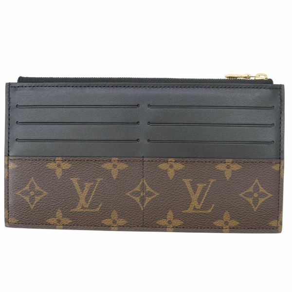 ルイヴィトン 財布 モノグラム・リバース スリムパース M80348 LOUIS VUITTON ヴィトン ブラック 黒