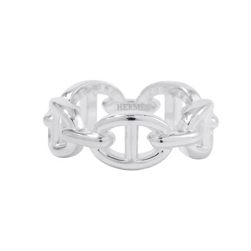 エルメス リング シェーヌダンクル アンシェネPM Enchainee SV925シルバー リングサイズ53 HERMES ジュエリー