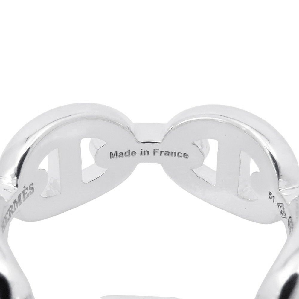 エルメス リング シェーヌダンクル アンシェネPM Enchainee SV925シルバー リングサイズ51 HERMES ジュエリー