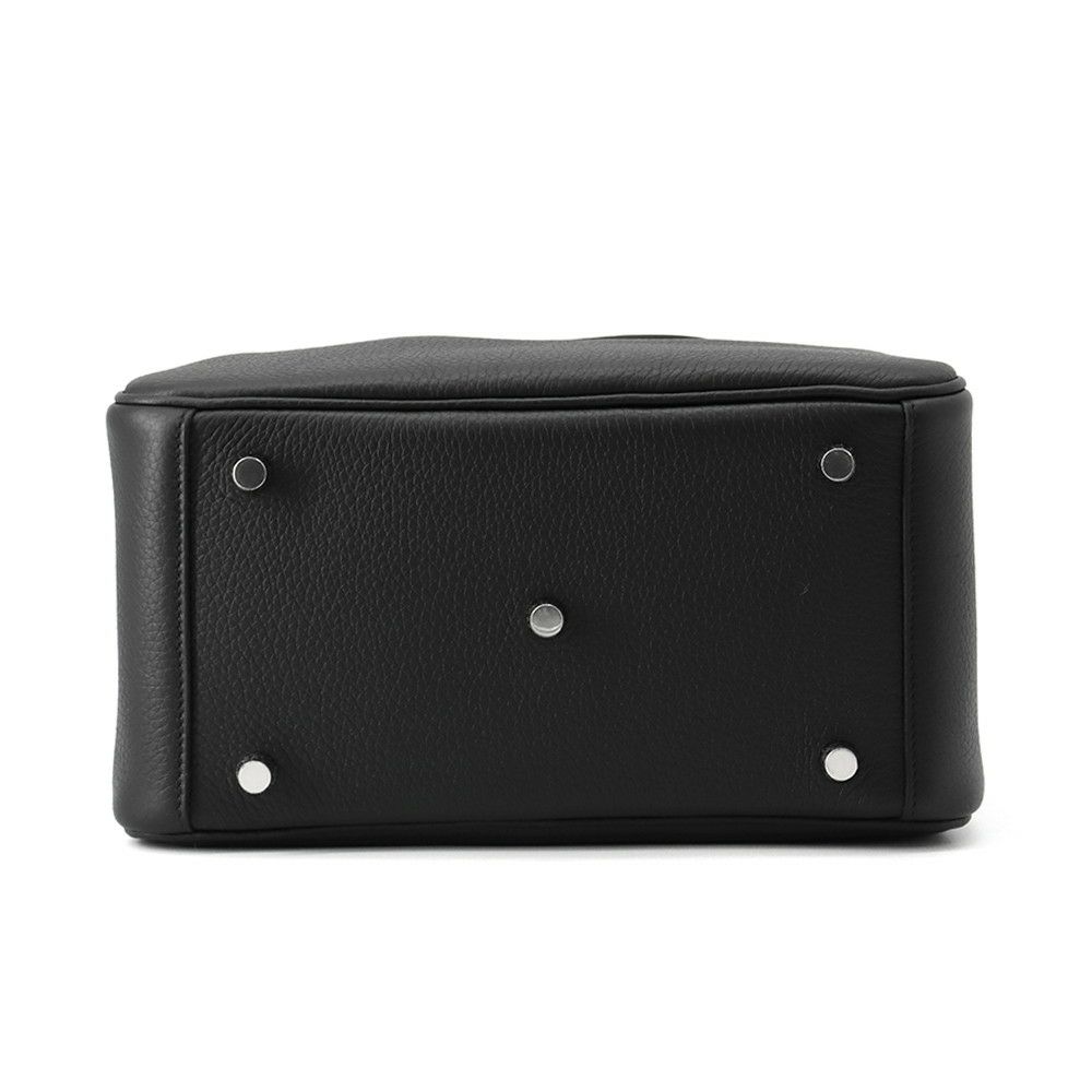 エルメス ハンドバッグ リンディ26  ブラック/シルバー金具 トリヨンクレマンス K刻印 2wayショルダー 黒