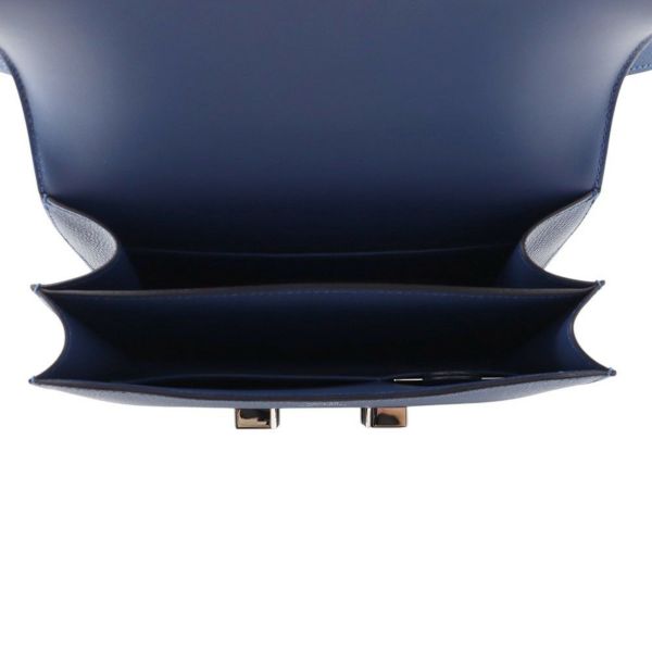 エルメス ミニ コンスタンス3 ミロワール ブルータイ/シルバー金具 エプソン K刻印