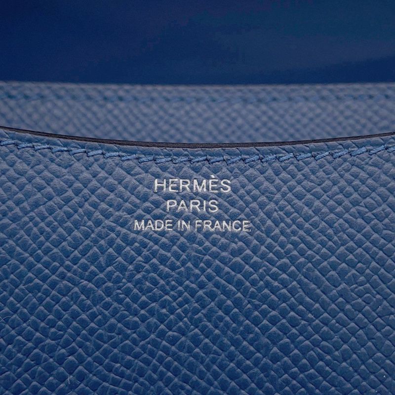 エルメス ミニ コンスタンス3 ミロワール ブルータイ/シルバー金具 エプソン K刻印