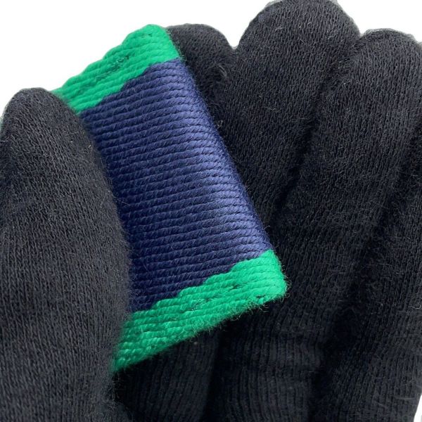 エルメス ポーチ ブリッド・ア・ブラックPM マリン/シルバー金具 キャンバス HERMES 小物入れ