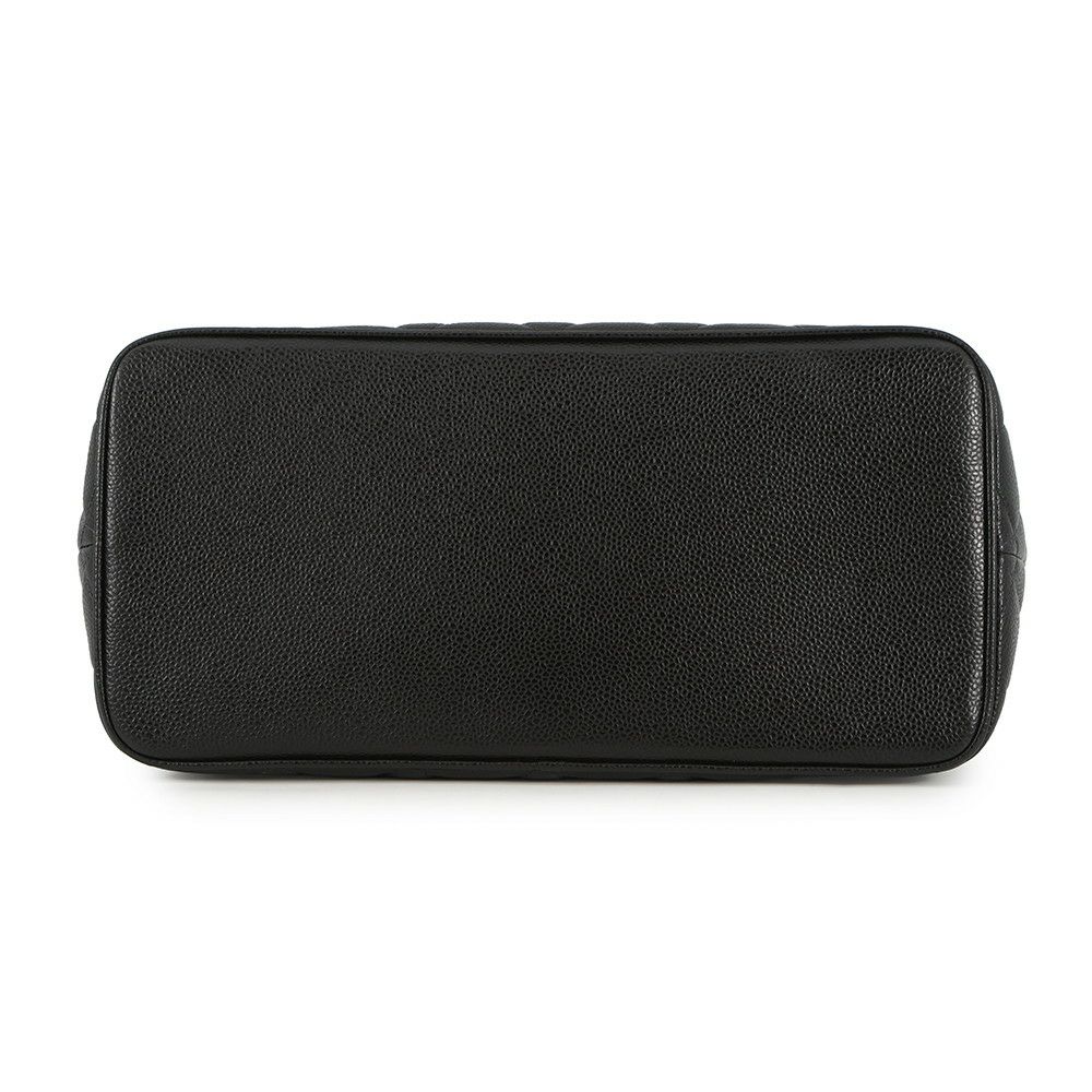 シャネル トートバッグ 復刻トート ココマーク キャビアスキン A01804 CHANEL バッグ マトラッセ キルティング 黒