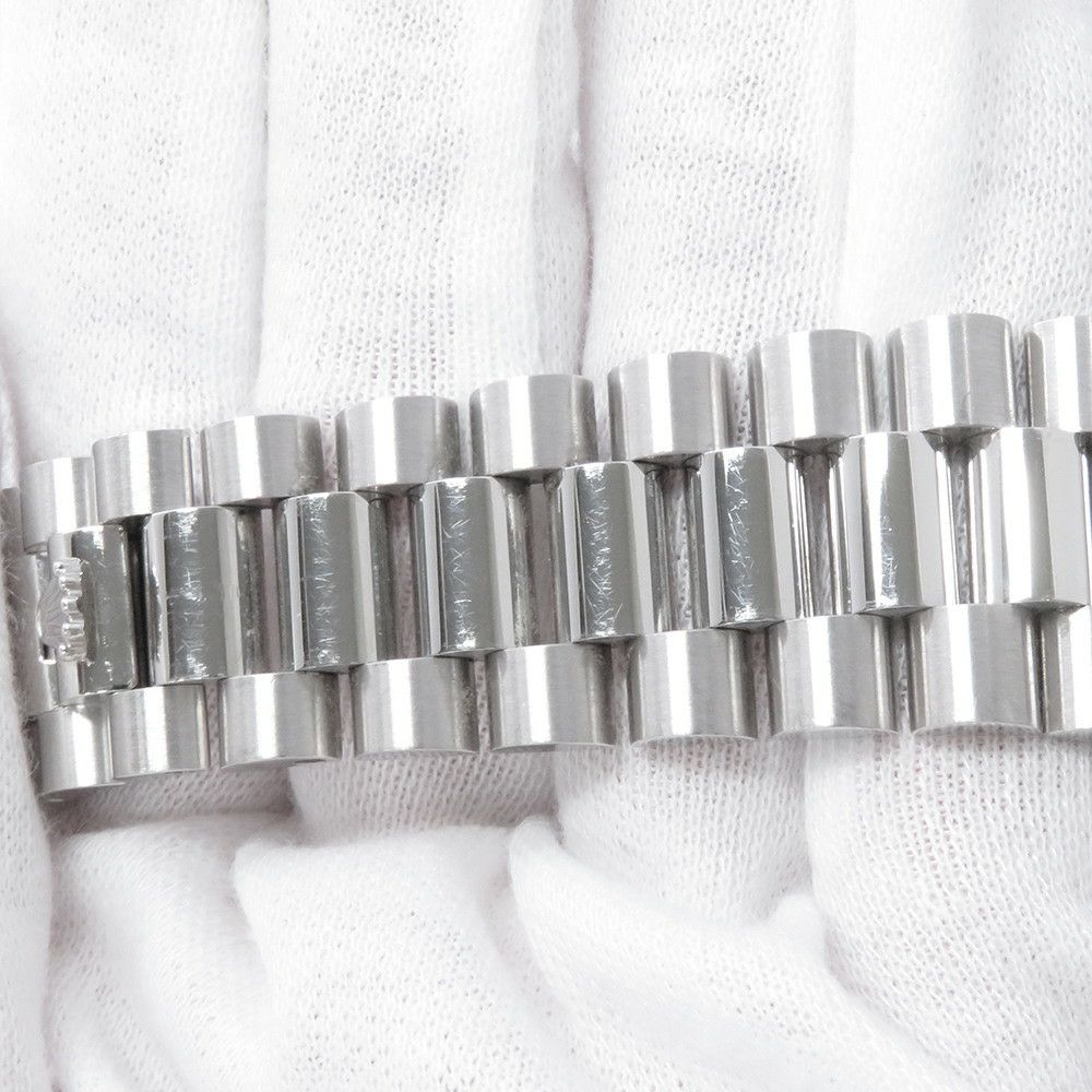 ロレックス デイデイト M番 PT950 118206 2BR ROLEX 腕時計 ウォッチ メテオライト文字盤 2Pダイヤ