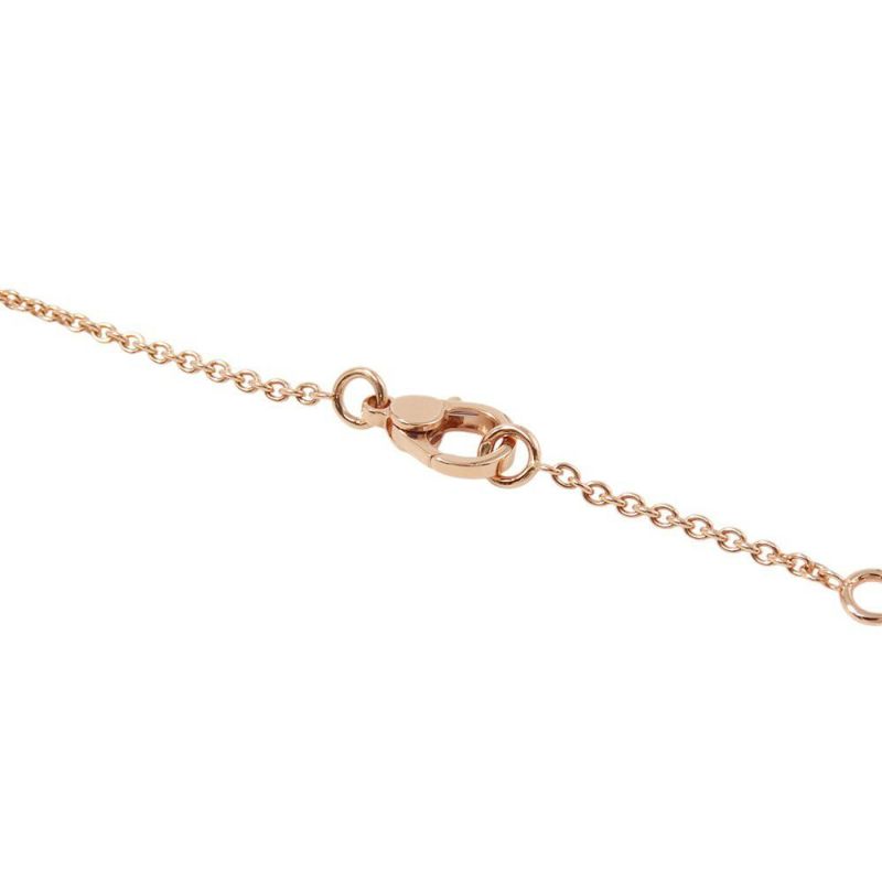 エルメス ネックレス フィネス ペンダント ダイヤモンド 17P 計0.46ct K18PGピンクゴールド HERMES ジュエリー