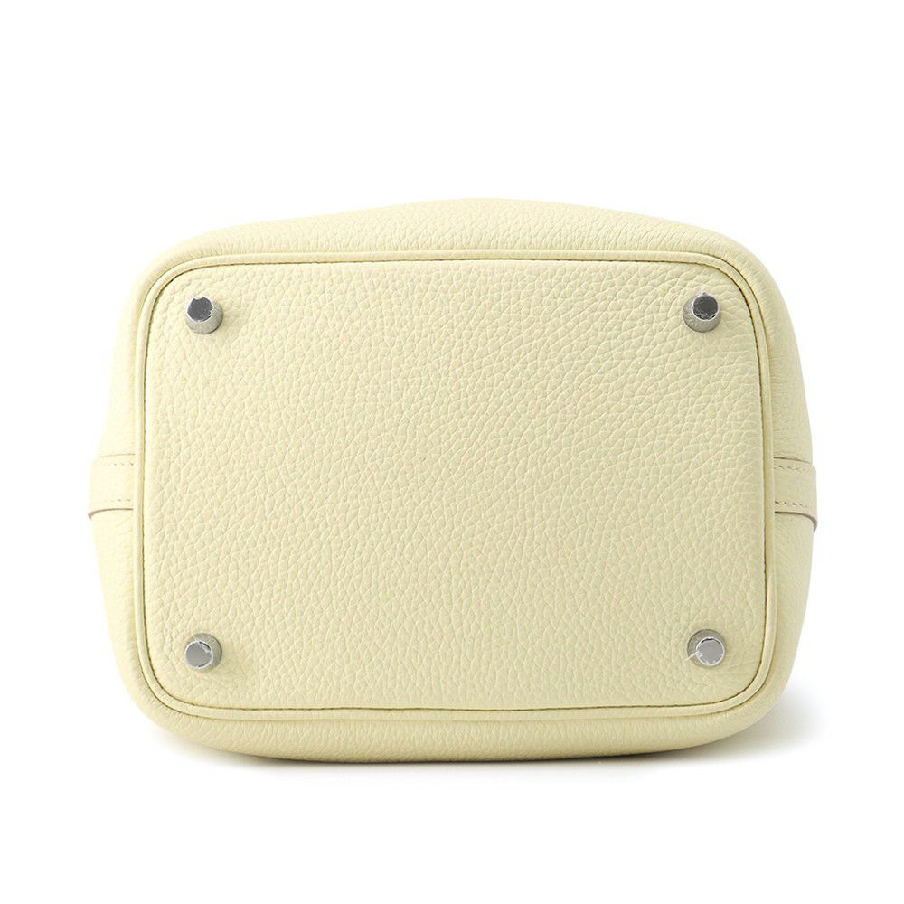 エルメス ピコタンロックPM エクラ ジョーヌミルトン/ヴェールヴェルティゴ/シルバー金具 トリヨンクレマンス B刻印