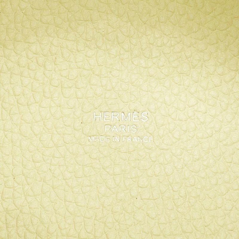 エルメス ピコタンロックPM エクラ ジョーヌミルトン/ヴェールヴェルティゴ/シルバー金具 トリヨンクレマンス B刻印