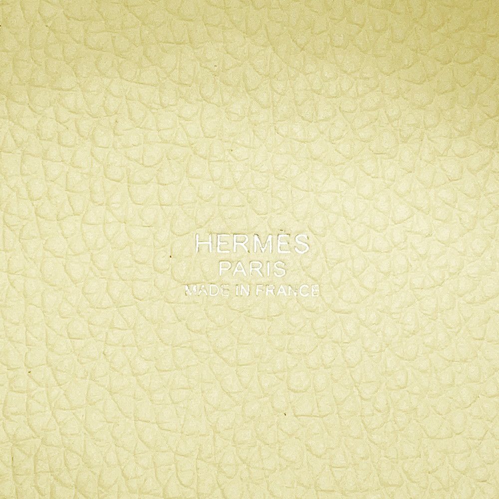 エルメス ピコタンロックPM エクラ ジョーヌミルトン/ヴェールヴェルティゴ/シルバー金具 トリヨンクレマンス B刻印