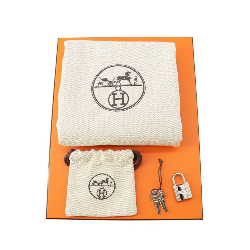 エルメス ピコタンロックPM エクラ ジョーヌミルトン/ヴェールヴェルティゴ/シルバー金具 トリヨンクレマンス B刻印