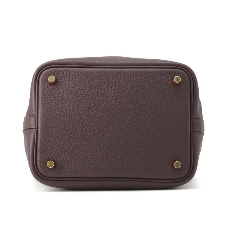 エルメス ハンドバッグ ピコタンロックPM エベンヌ/ゴールド金具 トリヨンクレマンス W刻印